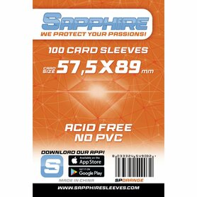 Sapphire Card Sleeves (57,5x89mm)