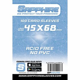 Sapphire Card Sleeves (45x68mm)