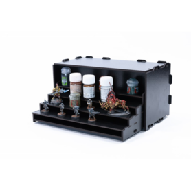 Black Paint Rack: Uitschuifbaar rek (Tribune)