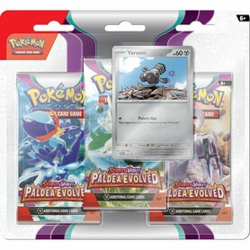  Pokémon: Paldea Evolved (3 Booster Blister - Varoom)