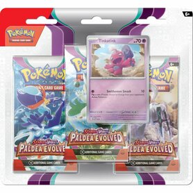 Pokémon: Paldea Evolved (3 Booster Blister - Tinkatink)