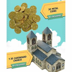 Hamlet: Het spel over een dorp bouwen - Upgrade 3D Kerk + Metalen Munten