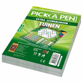 Pick-a-Pen: Tuinen - Scoreblokken