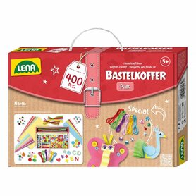 Lena Creatief Knutselkoffer Roze (400 pcs)