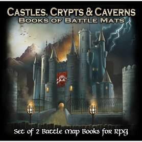Castles, Crypts & Caverns Books of Battle Mats