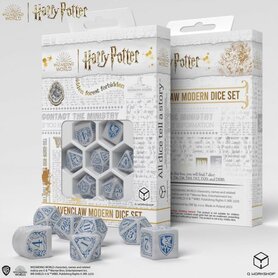 Ravenclaw Modern Dice Set (White)