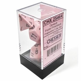 Polydice Opaak Pastel Roze/Zwart (7)