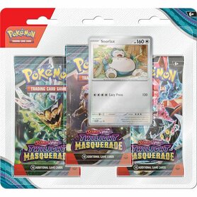 Pokémon: Twilight Masquerade (3 Booster Blister - Snorlax)