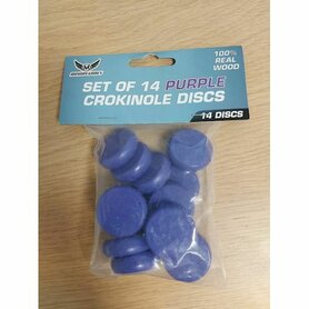 Crokinole Schijven (Paars-14x)