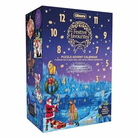 Adventskalender met legpuzzels: Festive Favourites