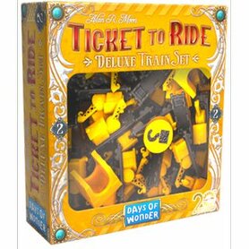 Promo Ticket to Ride Deluxe Train Set - Geel