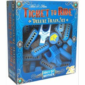 Promo Ticket to Ride Deluxe Train Set - Blauw