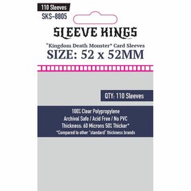 Kingdom Death Monster Card Sleeves 8805 (52x52mm) | Sleeve Kings | 110 Pack