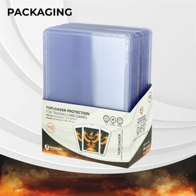 Toploader Protection voor Trading Cards (35 PT - 3" x 4" - 25x) | Phoenix Shield