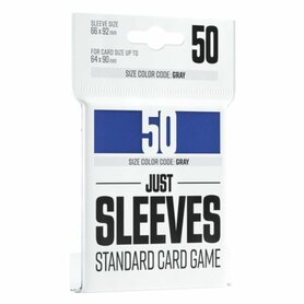 Standard Card Game Sleeves Blue (66x91mm) 50 stuks - Just Sleeves