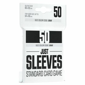 Standard Card Game Sleeves Black (66x91mm) 50 stuks - Just Sleeves