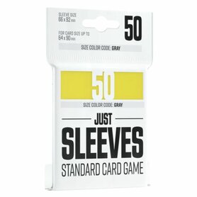 Standard Card Game Sleeves Yellow (66x91mm) 50 stuks - Just Sleeves
