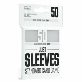 Standard Card Game Sleeves White (66x91mm) 50 stuks - Just Sleeves