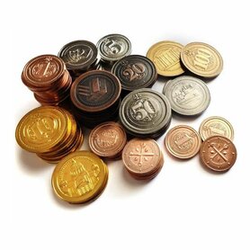 Hegemony – Set van 85 Deluxe Metalen Munten | Hegemonic Project Games​