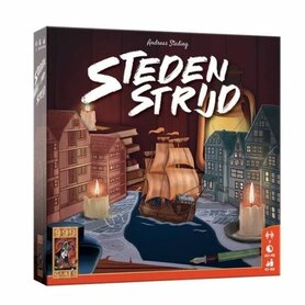 Stedenstrijd - Strategisch Tweespelerspel - 999 Games