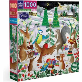 Kerstpuzzel The Little Tree (1000 stukjes) | Eeboo