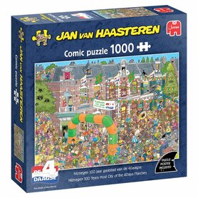 Jan van Haasteren – Nijmegen 100 jaar gaststad van de 4Daagse (1000) – Legpuzzel – Jumbo