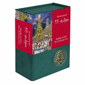 Houten Kerstpuzzel  – Skating Around The Christmas Tree (50) – Tucker’s Fun Factory