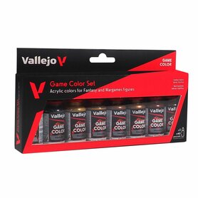 Game Color Set: Metallic – 8 kleuren – Verfset – Vallejo