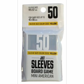 Mini American Card Game Sleeves (44x67 mm) 50 stuks - Just Sleeves – Kaarthoesjes – Gamegenic