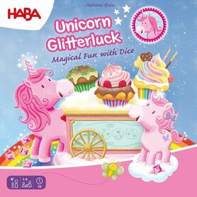 Eenhoorn Flonkerglans: Magisch Dobbelplezier (4+) – dobbelspel – Haba