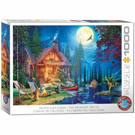 Moon Lake Cabin – Smart Cut 1000-Piece Puzzle – Eurographics