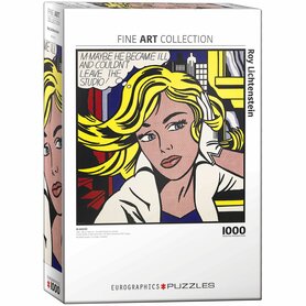 M-Maybe - Roy Lichtenstein - Fine Art Smart Cut (1000) – Legpuzzel – Eurographics
