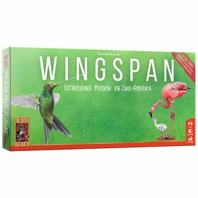 Wingspan: Midden en Zuid-Amerika – Bordspeluitbreiding met kolibries – 999 Games