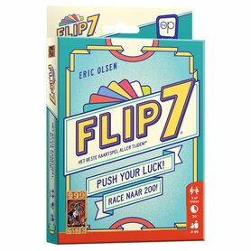Flip 7 (NL) compact – Kaartspel in Tuck Box – 999 Games