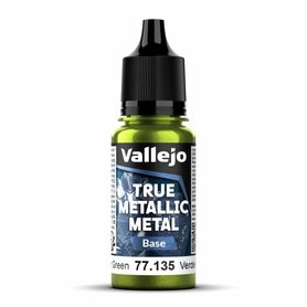 Amber Green 18 ml - True Metallic Metal Base – Verf – Vallejo