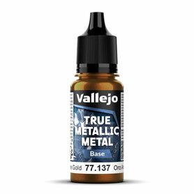 Arcane Gold 18 ml - True Metallic Metal Base – Metallic acrylverf – Vallejo