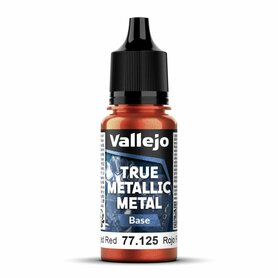 Forged Red 18 ml - True Metallic Metal Base – Metallic acrylverf – Vallejo