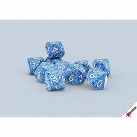 Speckled Ocean Stone D10 10 stuks – Chessex dobbelstenset