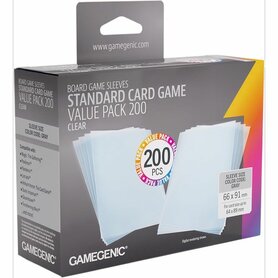 Gamegenic Value Pack 200: Standard Card Game (66x91) – Sleeves – Gamegenic