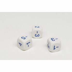 Reken Dobbelsteen Plus Minus Dice Even D6 (15 mm) – (1 STUK) Rekendobbelsteen – Spielematerial