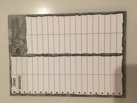 Weerwolven & Waaghalzen: Extra Scorebloks