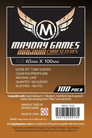 Mayday Card Sleeves: Magnum Ultra-Fit (65x100mm) - 100 stuks