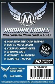 Mayday Card Sleeves (Premium): Euro Mini (45x68mm) - 50 stuks