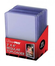 Ultra Pro Toploader: 3" x 4" Clear Regular 35pt (25x)