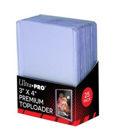 Ultra Pro Toploader: 3" x 4" Super Clear Premium 35pt (25x)