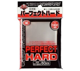 KMC Standard Sleeves (Perfect Hard): Clear (64x89mm) - 50 stuks