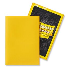 Dragon Shield Card Sleeves: Japanese Matte Yellow (59x86mm) - 60 stuks