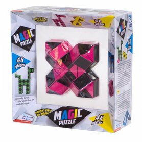 Magic Puzzle 3D - 48 delen (Roze)