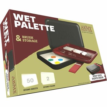 Wet palette om miniaturen te schilderen