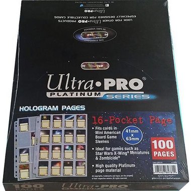Ultra Pro 16-Pocket Page (Platinum Series) - 100